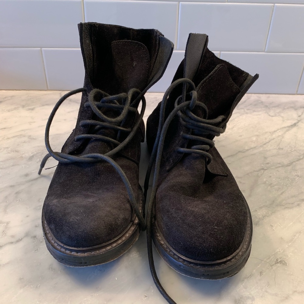 Handmade leather boots